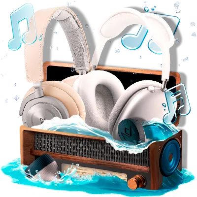 Коробка с наушниками